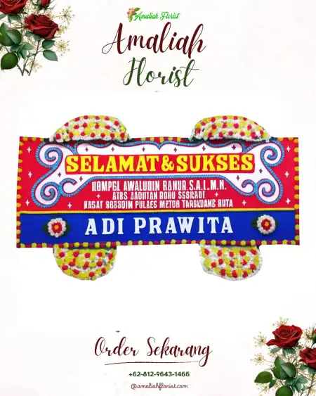 Papan Bunga Ucapan Selamat Bantar Panjang